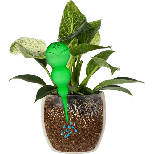Trostruka kugla za navodnjavanje (trokamorna), prozirna zelena, 600 ml - 3