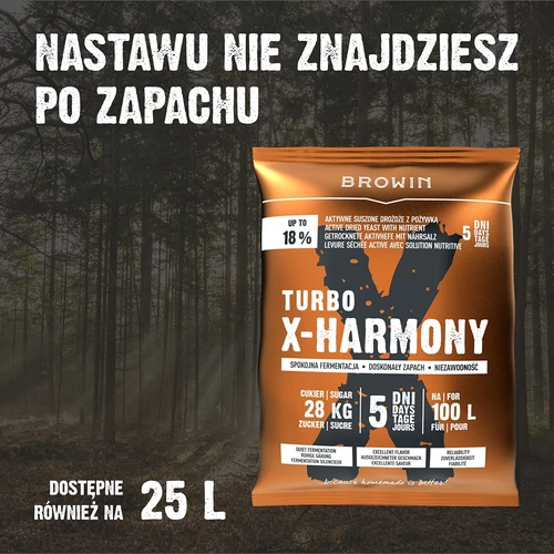 Turbo kvasac X-Harmony 18%, 100 L, 360g - 7