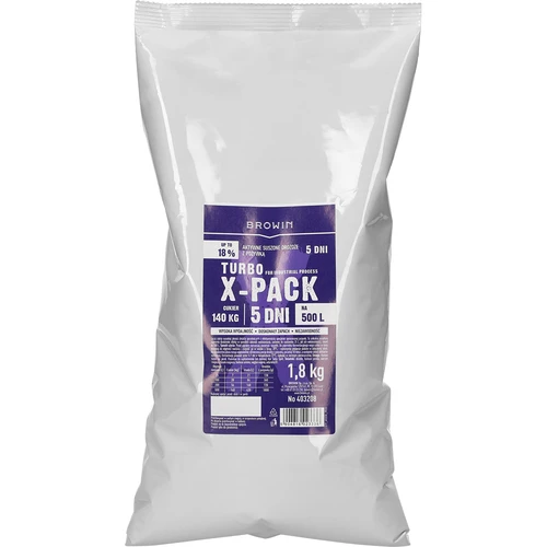 Turbo kvasac X-Pack 1,8 kg - profesionalni, za velike nastave