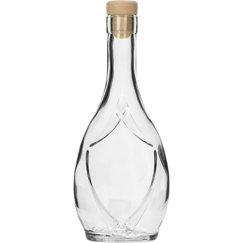 Ukrasna bočica ICONA 250 ml, s čepom-gljivom, 1 kom.