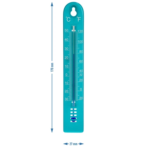 Univerzalni termometar (-30 do +50°C), 17 cm, plavi - 4