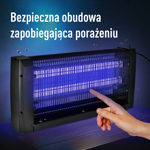 UVA lampa za uništavanje insekata 20 W, crna - 7