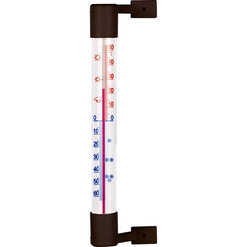 Vanjski termometar smeđi (-50°C do +50°C) 18cm