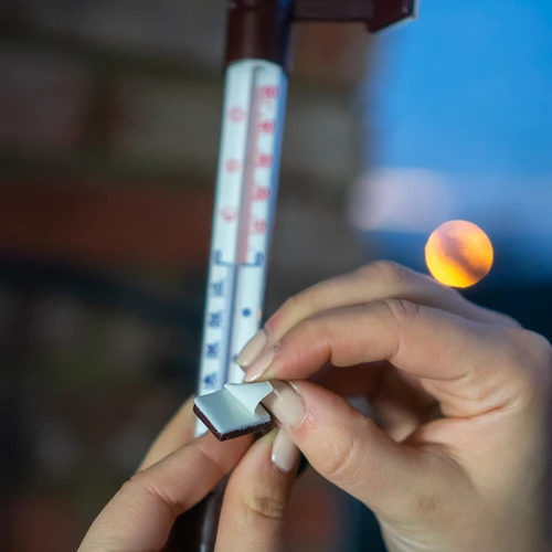 Vanjski termometar smeđi (-50°C do +50°C) 18cm - 6