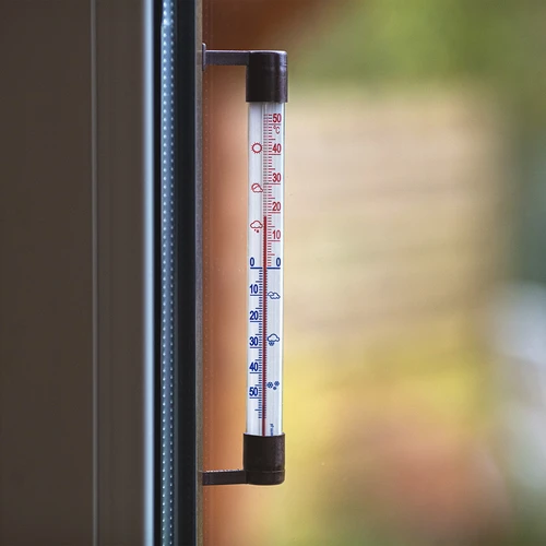 Vanjski termometar smeđi (-50°C do +50°C) 22cm - 6