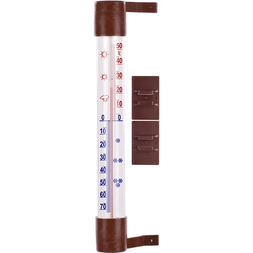 Vanjski termometar smeđi (-60°C do +50°C) 23cm