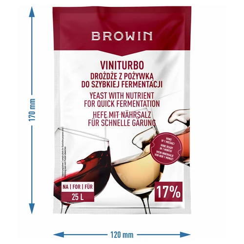 ViniTurbo - kvasac za brzu fermentaciju, 20 g - 3