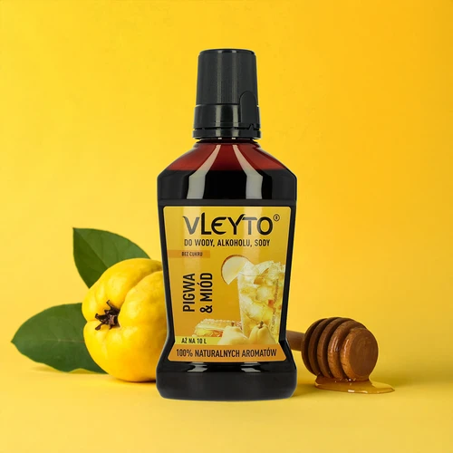 VLEYTO Dunja & Med – okusna esencija s prirodnim aromama, 250 ml - 4