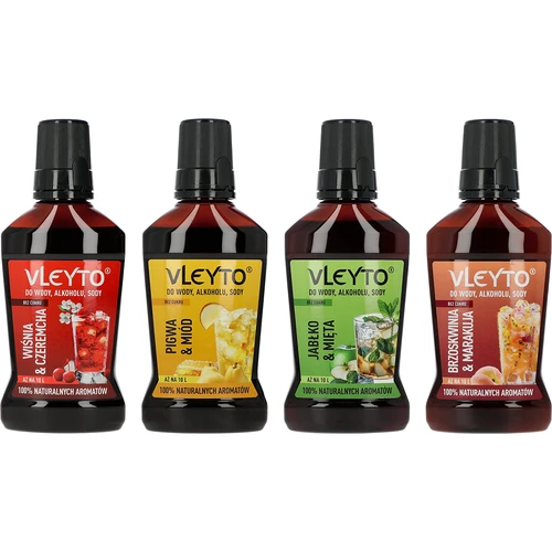 VLEYTO Dunja & Med – okusna esencija s prirodnim aromama, 250 ml - 10