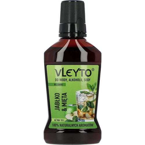 VLEYTO Menta & Jabuka – okusna esencija s prirodnim aromama, 250 ml