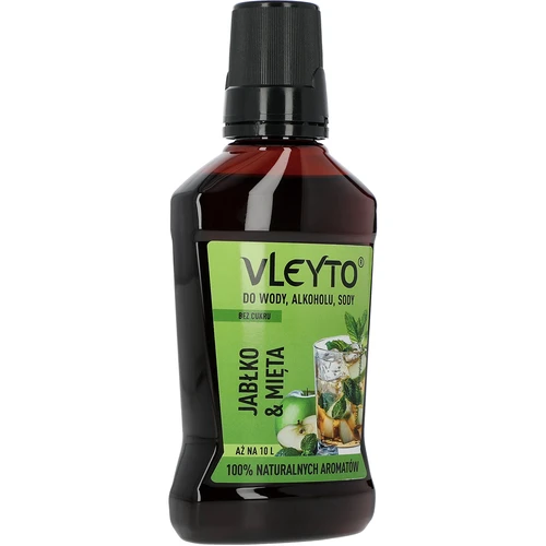 VLEYTO Menta & Jabuka – okusna esencija s prirodnim aromama, 250 ml - 3
