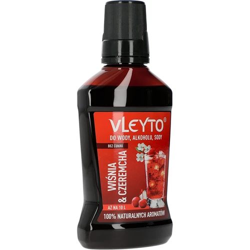 VLEYTO Trešnja & Trnina – okusna esencija s prirodnim aromama, 250 ml - 3