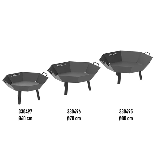 Vrtno ognjište ø 60 cm - loft stil - 21