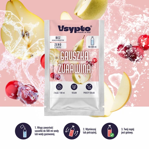 VSYPTO okus Kruška Brusnica, 3 g - 6