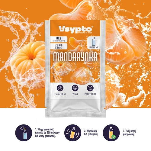 VSYPTO okus mandarine, 3 g - 6