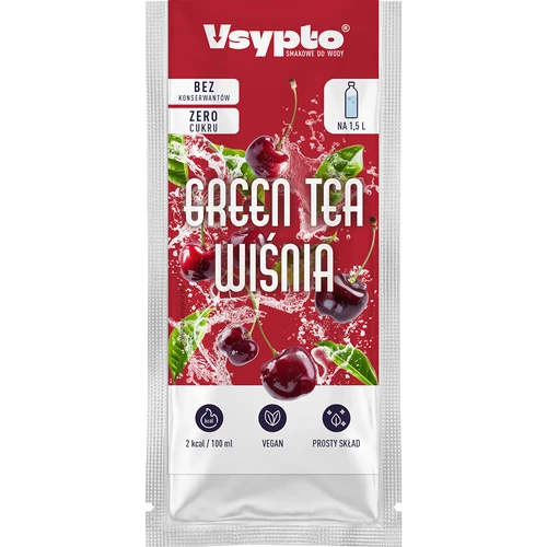 VSYPTO okusa Zeleni čaj Višnja, 9 g - 2
