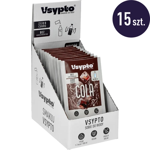 VSYPTO s okusom cole – prašak s okusom za vodu, 3 g - 10