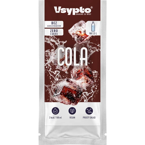 VSYPTO s okusom cole – prašak s okusom za vodu, 9 g - 2