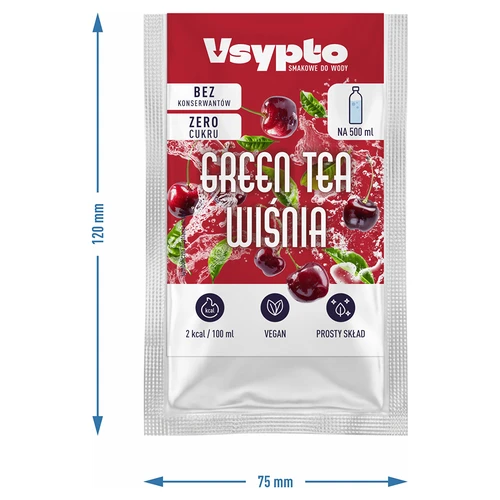 VSYPTO s okusom Green Tea Višnja, 3 g - 4