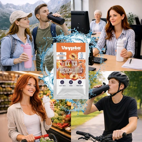 VSYPTO s okusom Ice Tea Breskva, 3 g - 8