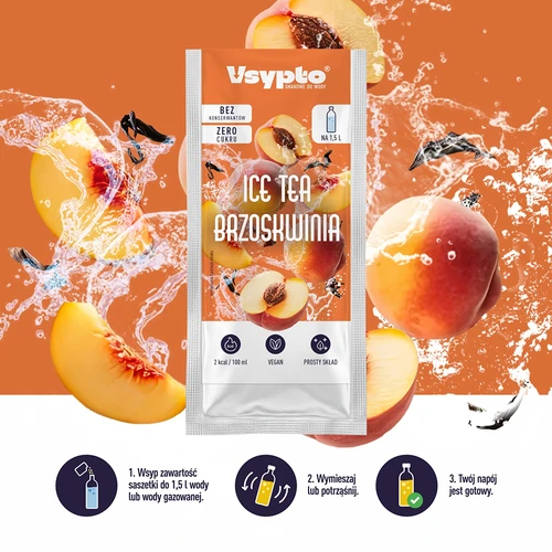VSYPTO s okusom Ice Tea Breskva, 9 g - 6