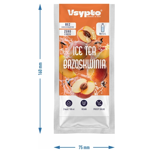 VSYPTO s okusom Ice Tea Breskva, 9 g - 4