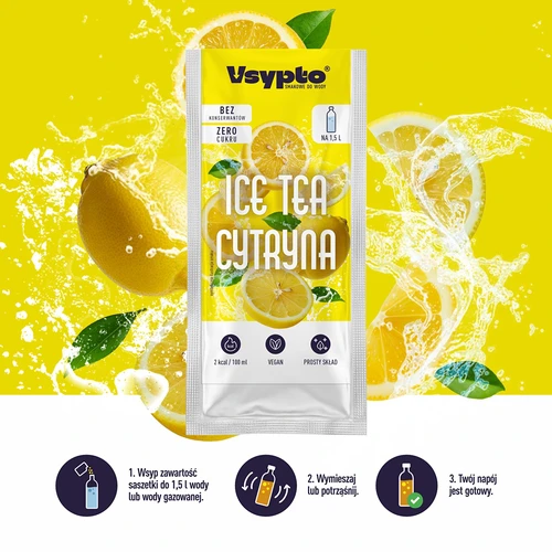 VSYPTO s okusom Ice Tea Limun, 9 g - 6