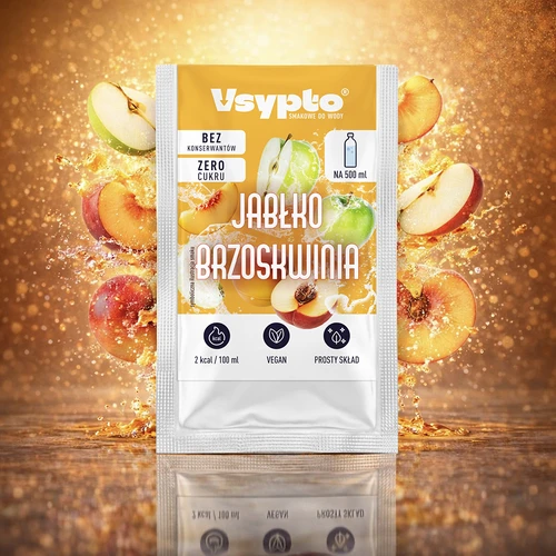 VSYPTO s okusom jabuke i breskve, 3 g - 5