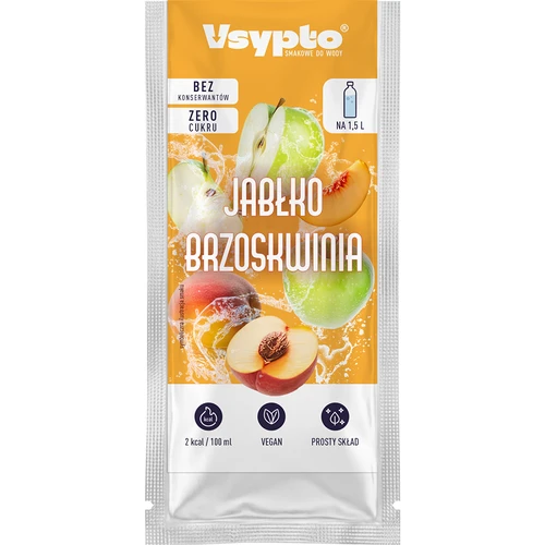 Vsypto s okusom jabuke i breskve, 9g - 2