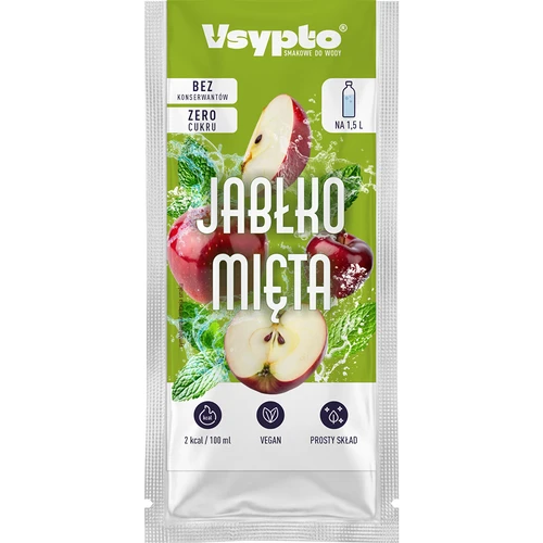 VSYPTO s okusom jabuke i mente, 9 g - 2