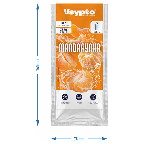 VSYPTO s okusom mandarine, 9 g - 4