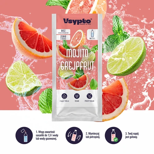 Vsypto s okusom Mojito grejp, 9 g - 6