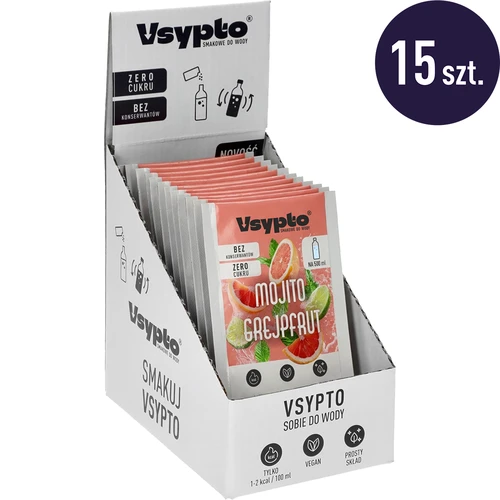 VSYPTO s okusom Mojito Grejpfrut, 3 g - 10