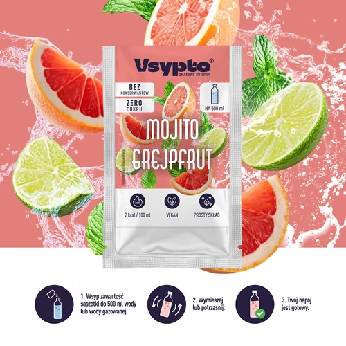 VSYPTO s okusom Mojito Grejpfrut, 3 g - 6