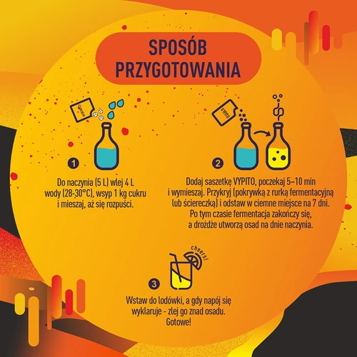 VYPITO 12%, vrećica za 18 drinkova - Mandarina, 126 g - 5
