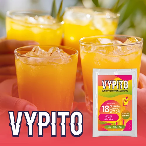 VYPITO 12%, vrećica za 18 koktela – Multitropic, 126 g - 6