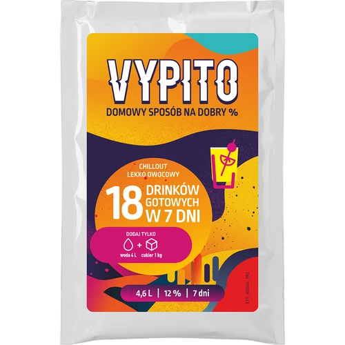VYPITO 12%, vrećica za 18 pića - Chillout blago voćni, 126 g