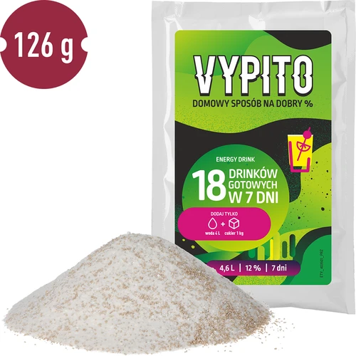 VYPITO 12%, vrećica za 18 pića - Energy drink, 126 g - 3