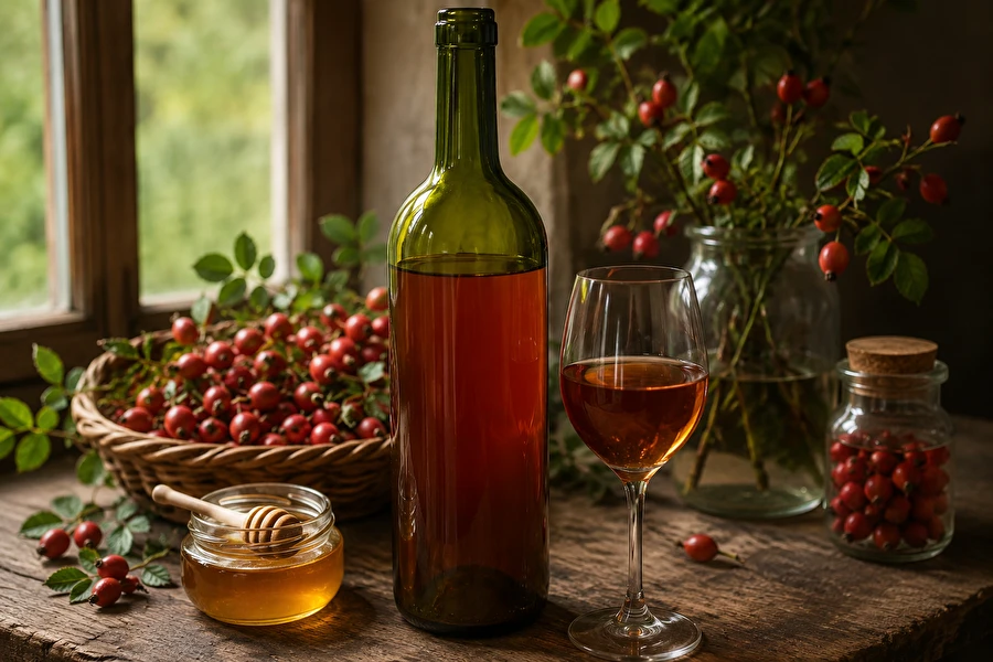 Browin Przepiśnik - Vino od plodova šipka s medom